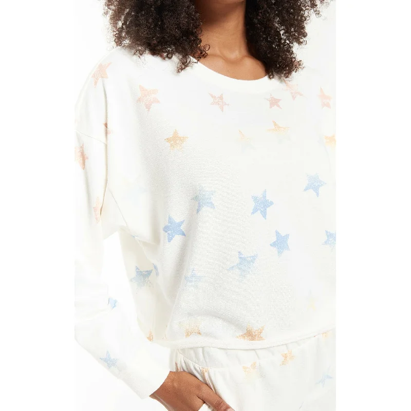 Lia Rainbow Star Pullover