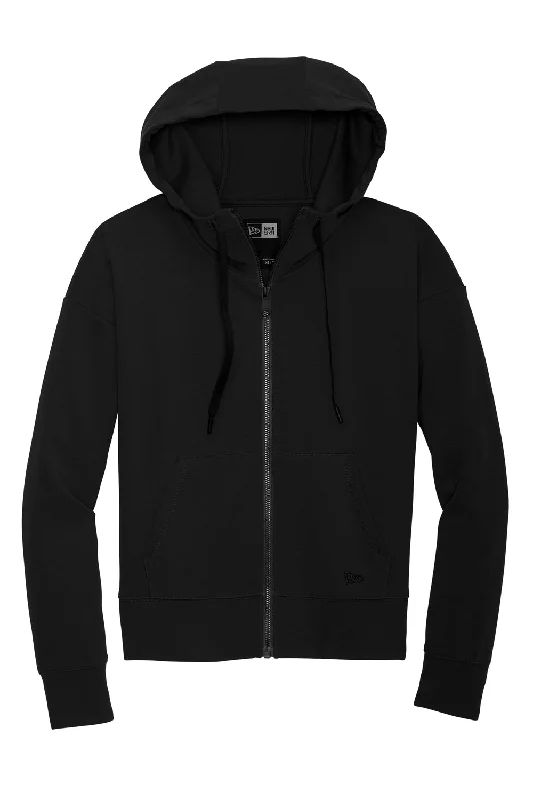 New Era Womens STS Full Zip Hooded Sweatshirt Hoodie - Black