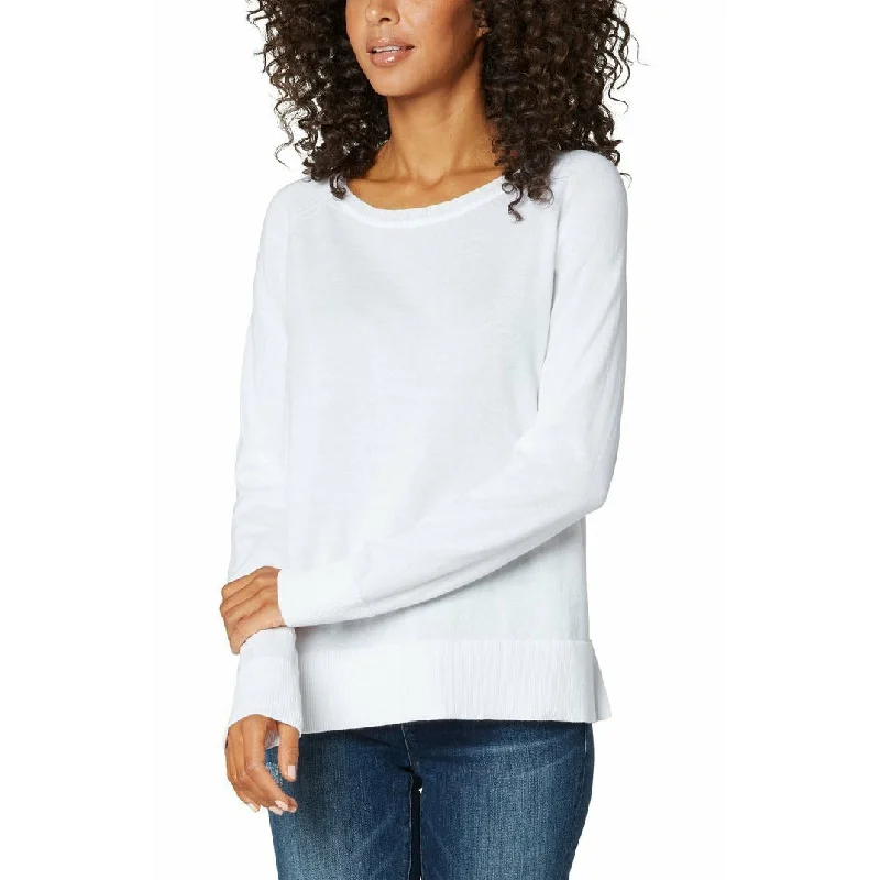 Raglan Sweater With Side Slits