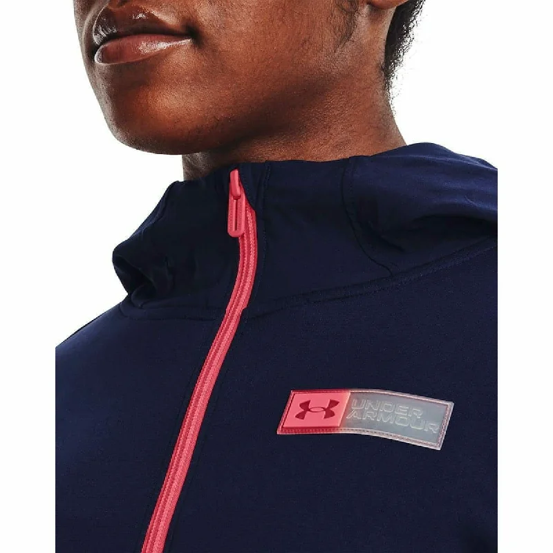 Under Armour Plus Half Zip Womens Training Hoody - Navy