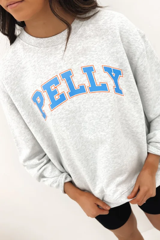 Collegiate Pelly Sweater White Marle