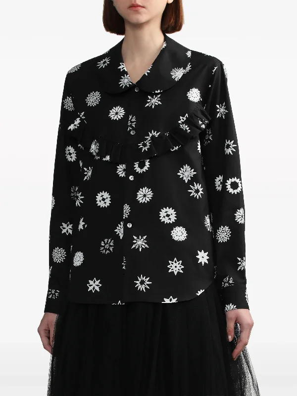 COMME DES GARCONS BLACK Women Printed Shirt