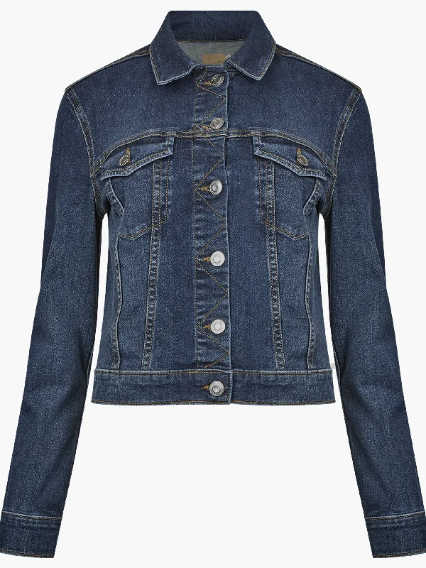 Denim Stretch Trucker Jacket