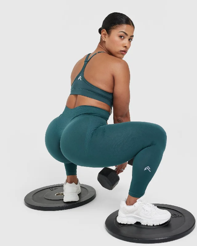 Effortless Seamless Leggings | Marine Teal