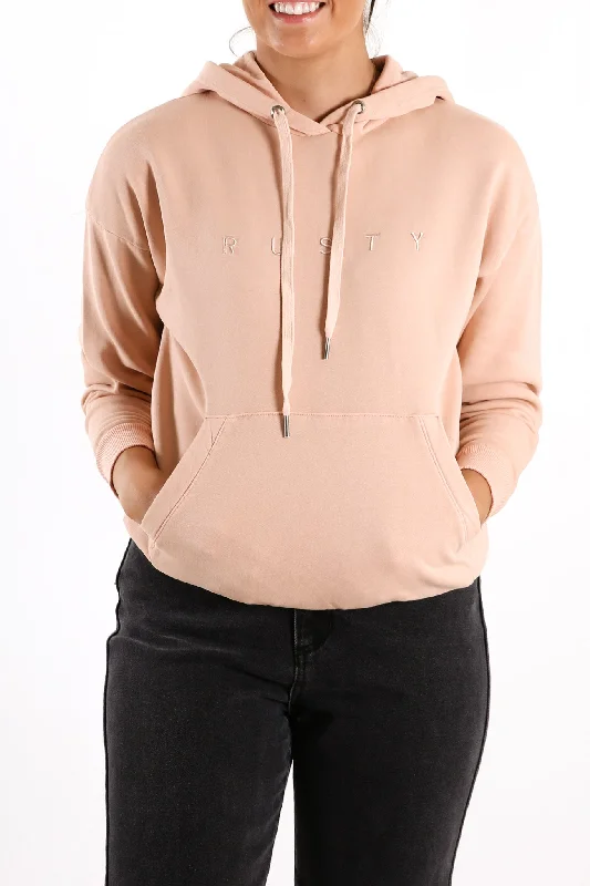 Essentials Ember Hooded Fleece Rose Cloud