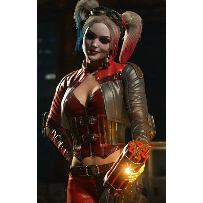 Harley Quinn Leather Jacket – Boneshia