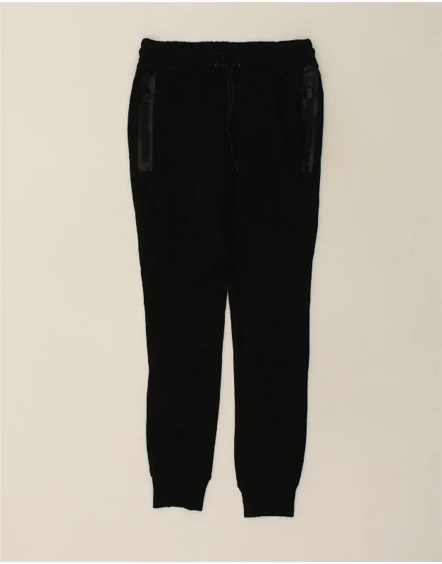 JACK & JONES Womens Tracksuit Trousers Joggers UK 6 XS Black Cotton