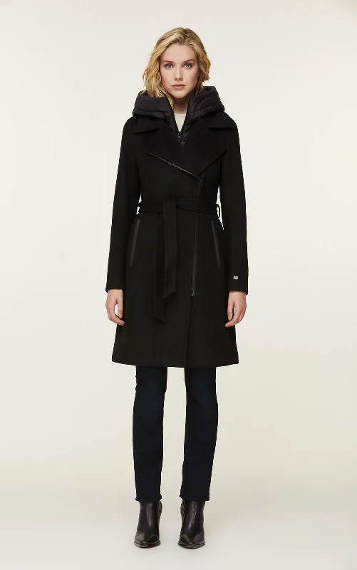 Perle Wool Coat (Black)