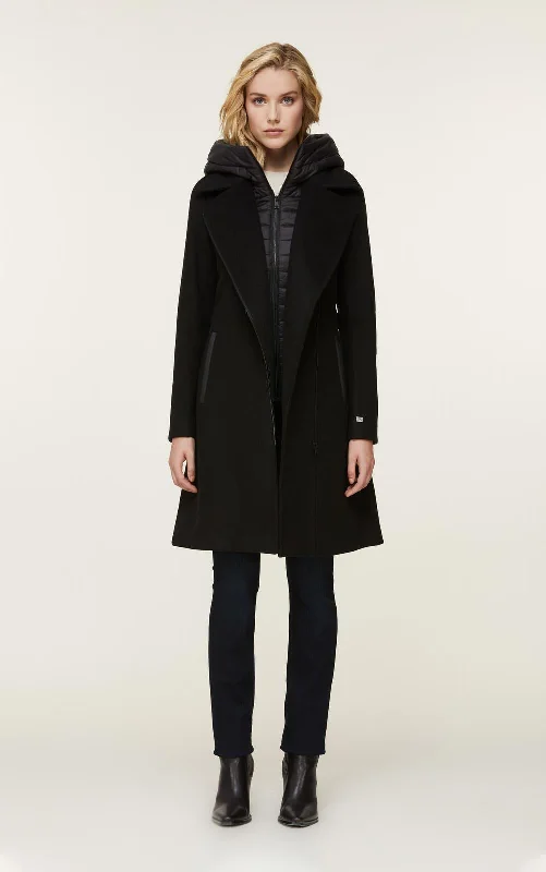 Perle Wool Coat (Black)