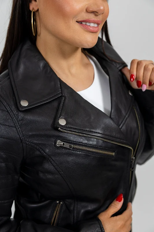 Princess Fashion Lambskin Leather Jacket