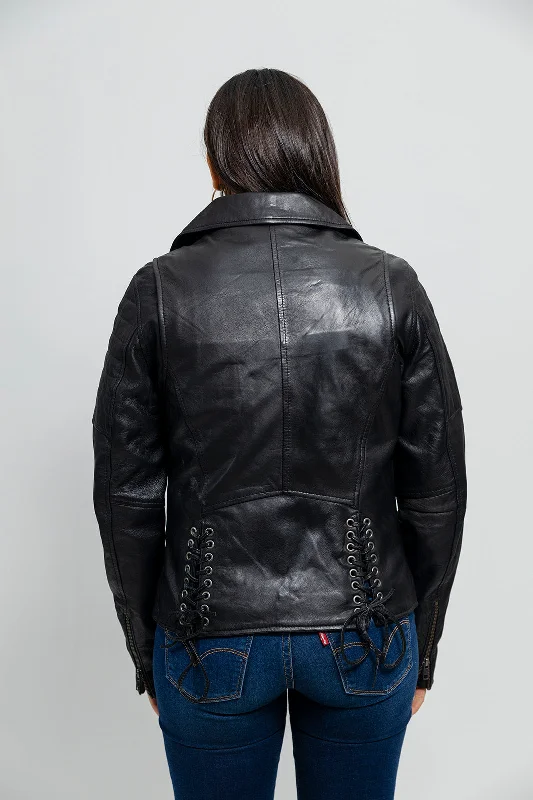 Princess Fashion Lambskin Leather Jacket