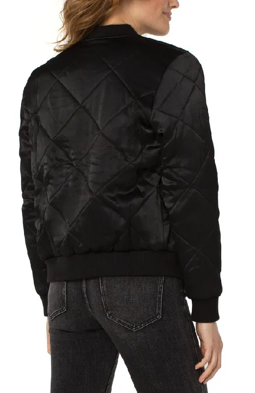 Quilted Bomber Jacket