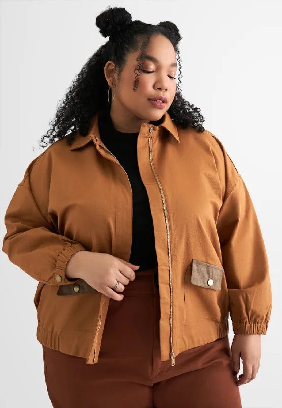 Rebecca Cargo Pocket Bomber Jacket