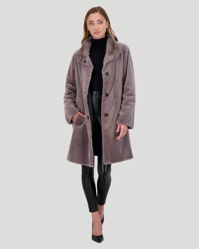 Sheared Mink Short Coat