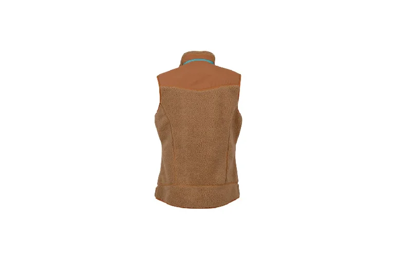 STS Ranchwear Womens Calgary Tan 100% Polyester Fleece Vest