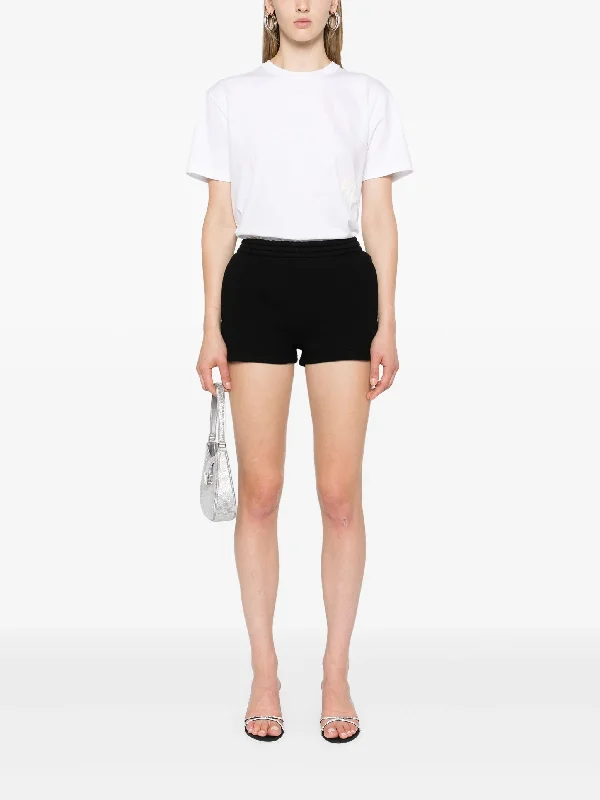 T BY ALEXANDER WANG Women Essential Terry Sweatshort With Puff Paint Logo