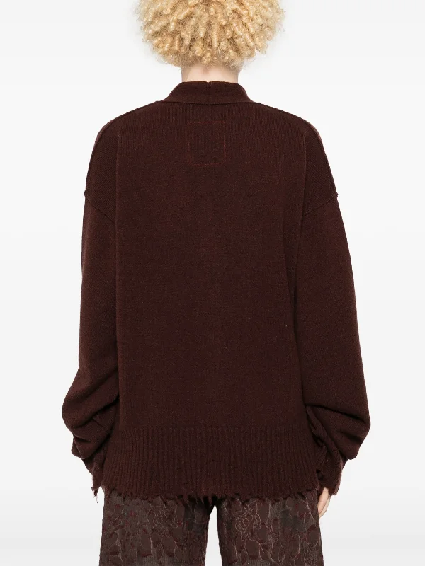 UMA WANG Women Plain Sweater Over Cardigan