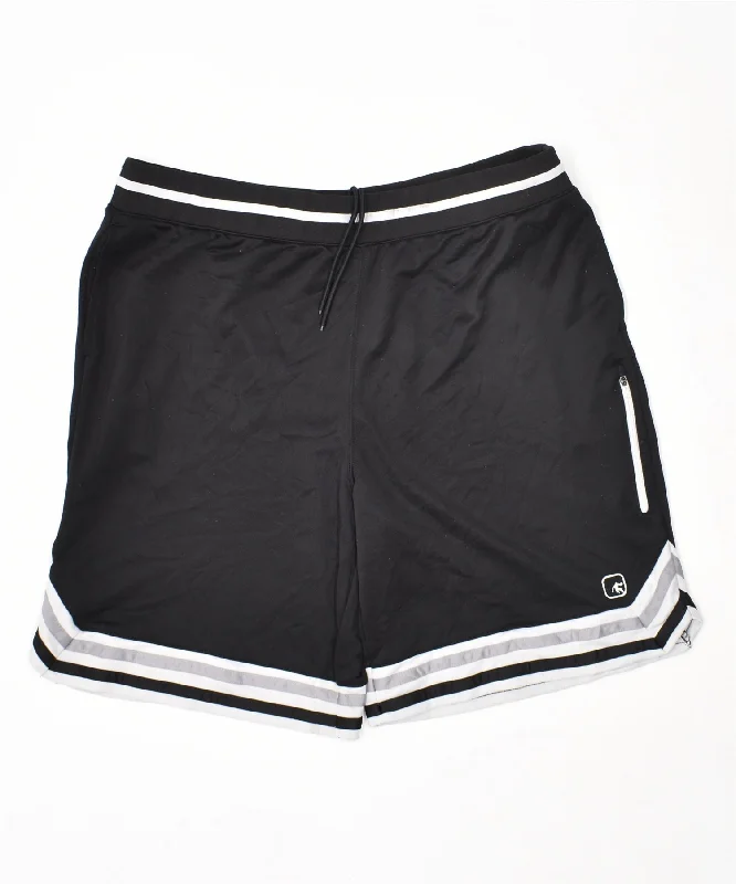 AND 1 Womens Sport Shorts 2XL Black Polyester Vintage