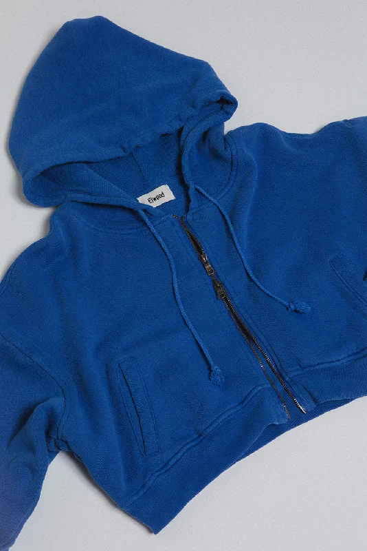 BABYDOLL CROP ZIP HOODIE