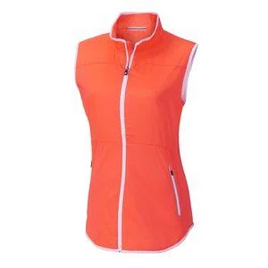 Footjoy Women's Orange Lightweight Softshell Golf Vest Size L  MSP$135