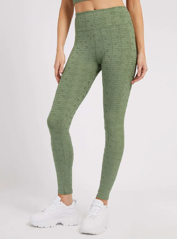 Green Dana Active Leggings