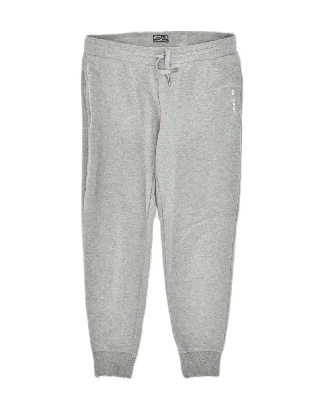 O'NEILL Womens Tracksuit Trousers Joggers UK 16 Large Grey Polyester