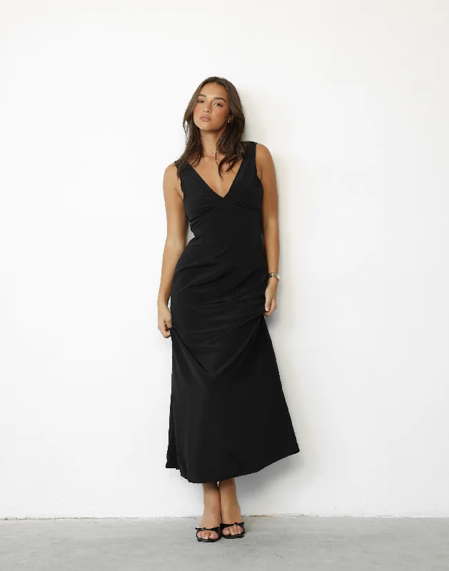 Arden Maxi Dress (Black)