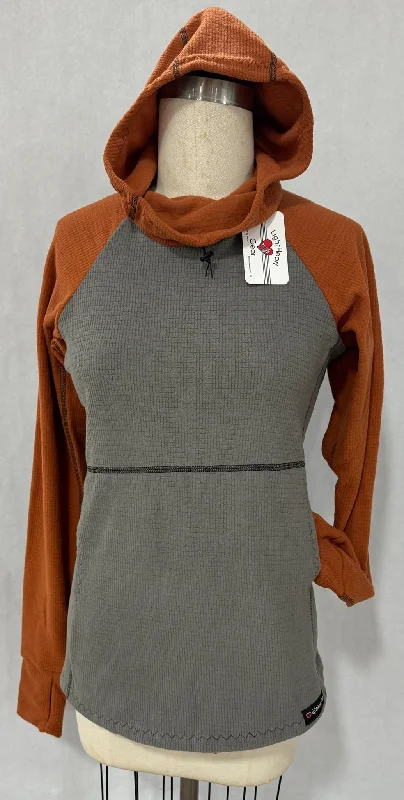 Men's Hoodie - Gray w/ Terracotta sleeves & hood