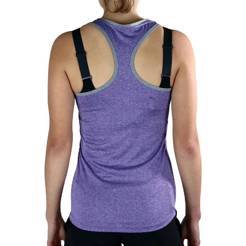 More Mile Marl Womens Running Vest - Purple