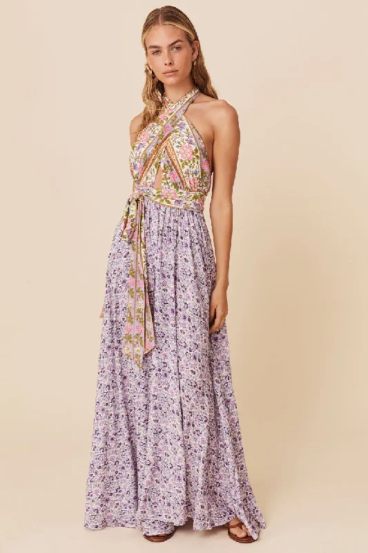 Sienna Halter Maxi Dress