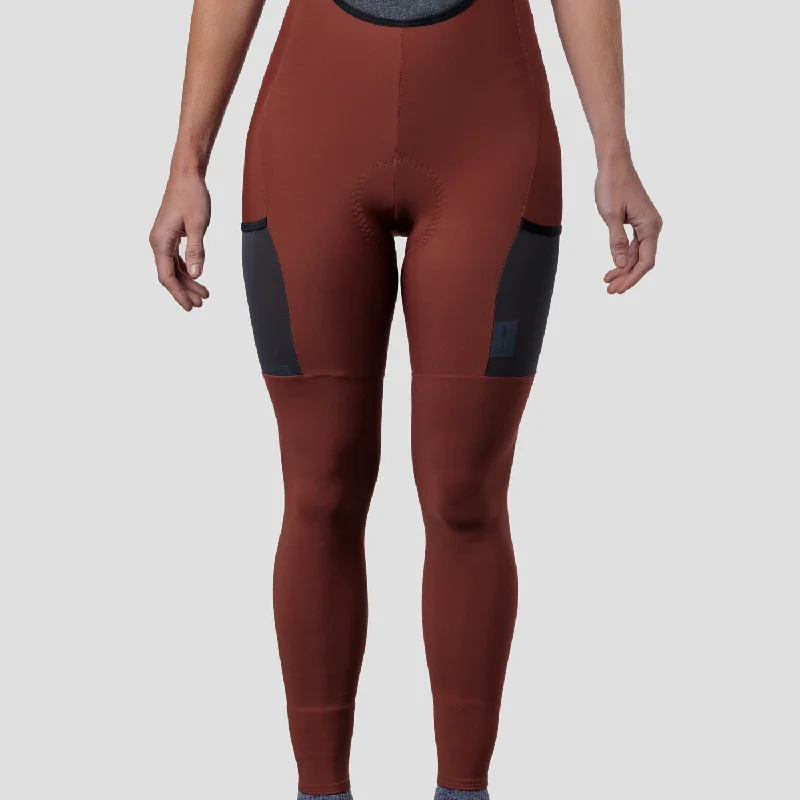 Women's Droptail Thermal Cargo Bib Tight - Mesa (Limited Sizes)