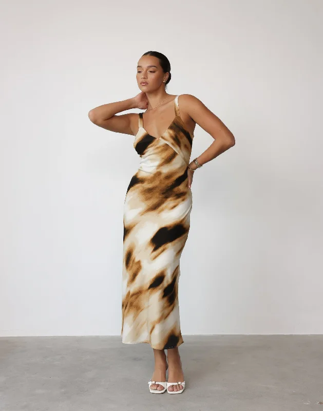 Zaya Maxi Dress (Desert)