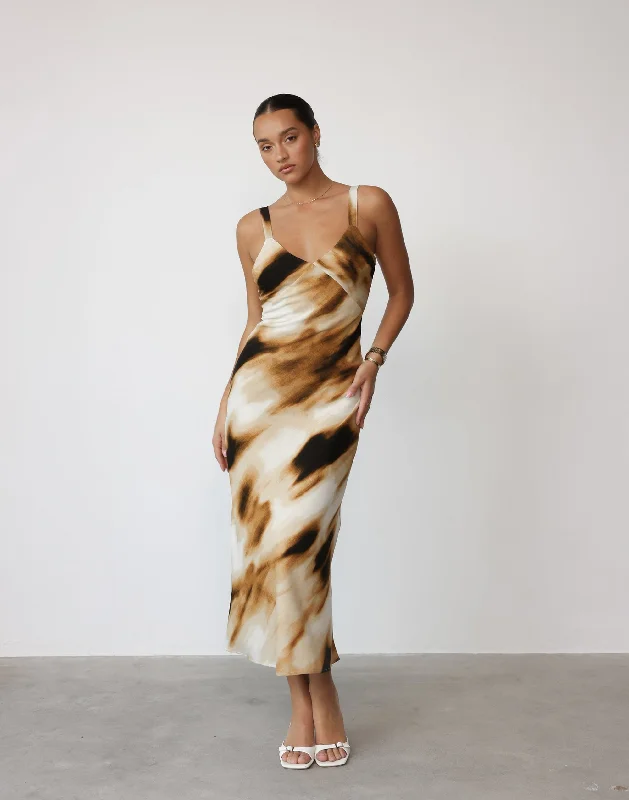 Zaya Maxi Dress (Desert)