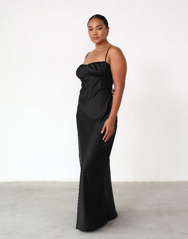 Rosie Maxi Dress (Black)