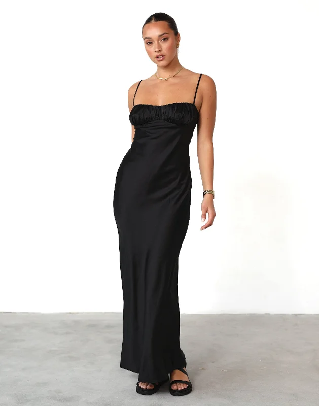 Rosie Maxi Dress (Black)