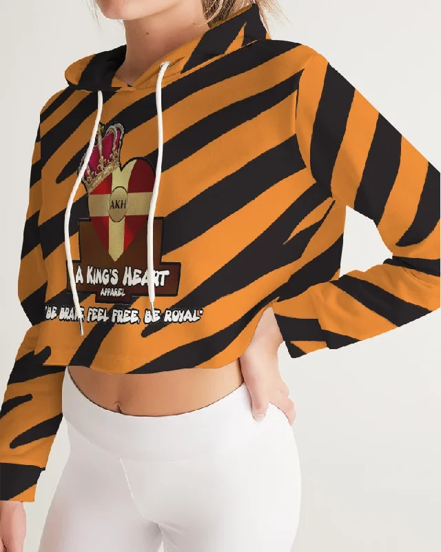 AKH Tiger Women's Cropped Hoodie