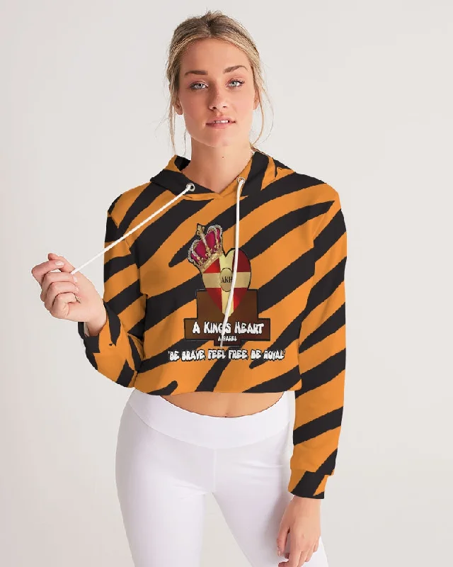 AKH Tiger Women's Cropped Hoodie