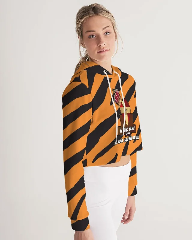 AKH Tiger Women's Cropped Hoodie