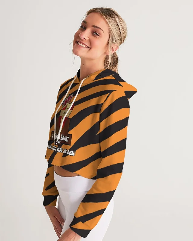 AKH Tiger Women's Cropped Hoodie