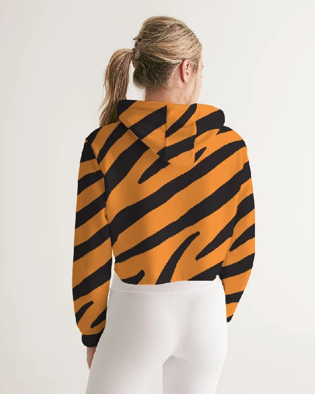 AKH Tiger Women's Cropped Hoodie