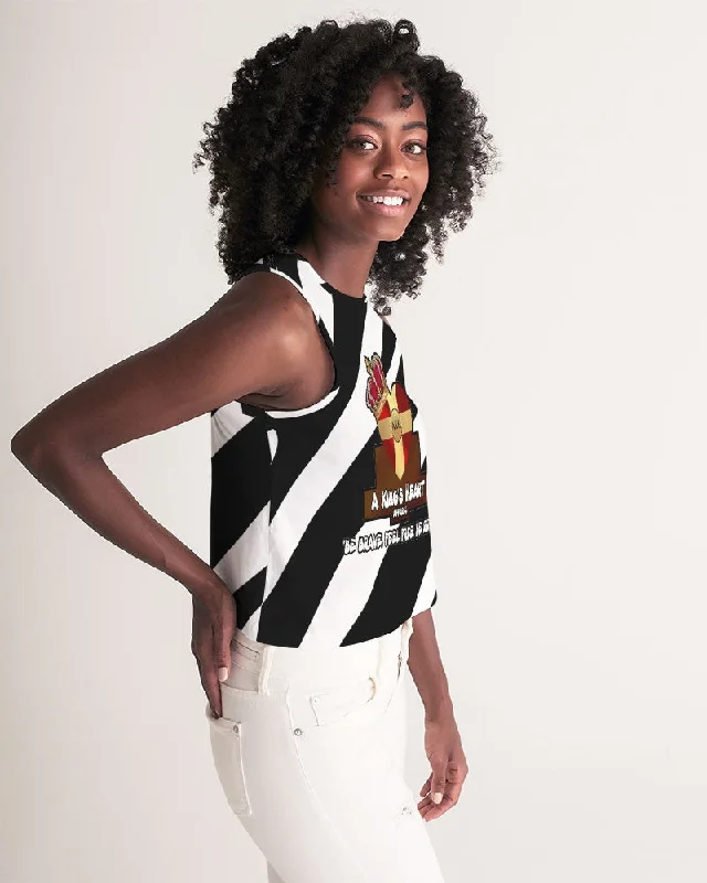 AKH Zebra Women's Cropped Tank