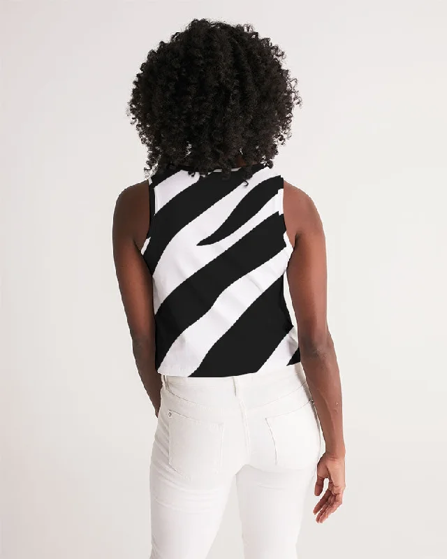 AKH Zebra Women's Cropped Tank