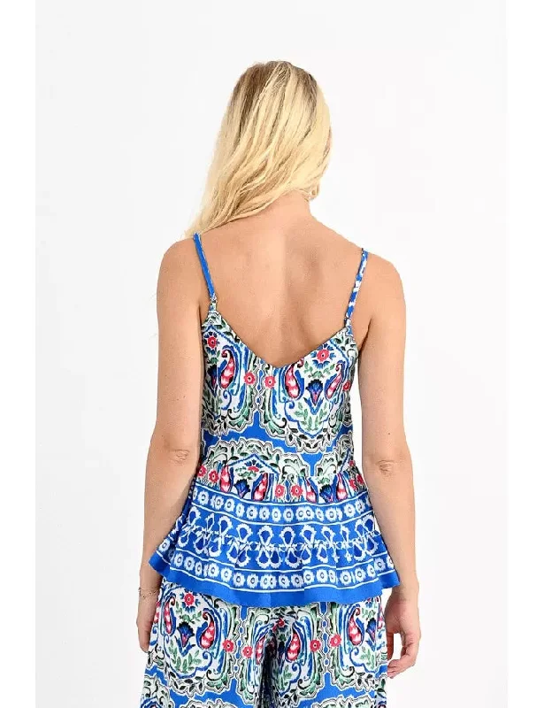 Indian print camisole