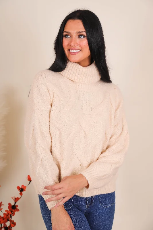 Not One To Ask Sweater-Ivory