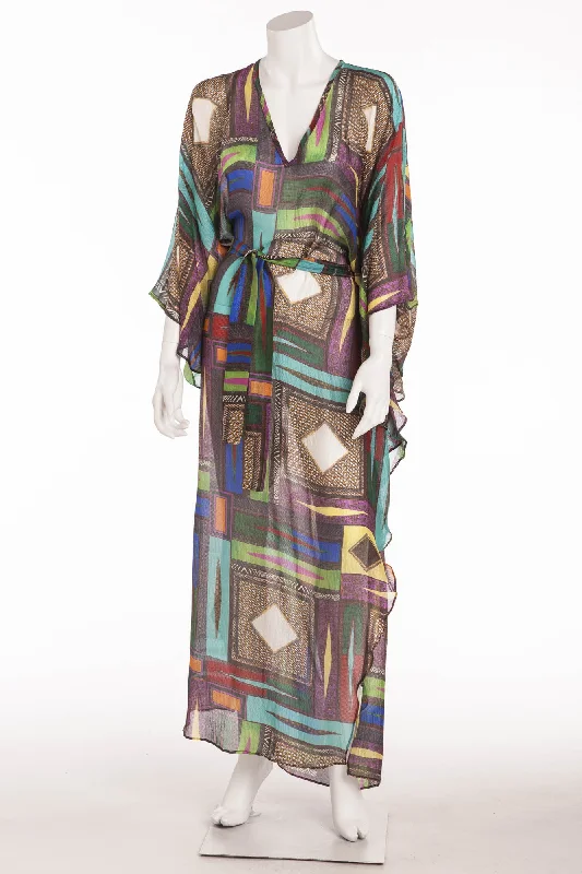 Etro - Multicolor Caftan Dress -