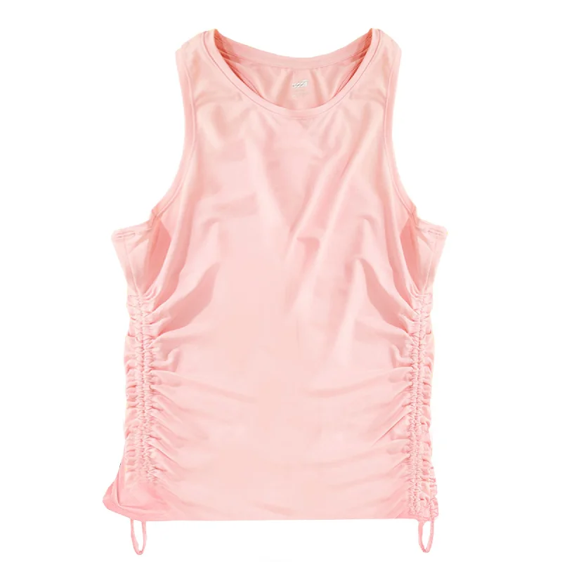 Women's Ruched Racerback Tank Top