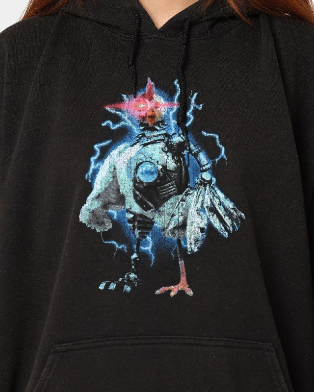 American Thrift X Robot Chicken Robot Chicken Vintage Hoodie Black Wash