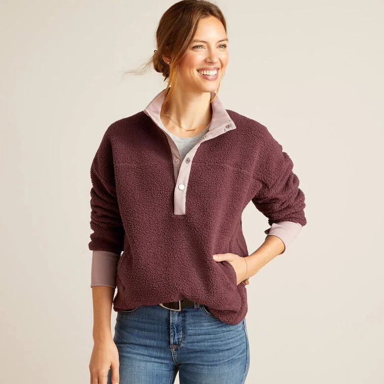 Ariat Women's Sherpa Doyen Sweatshirt in Huckleberry