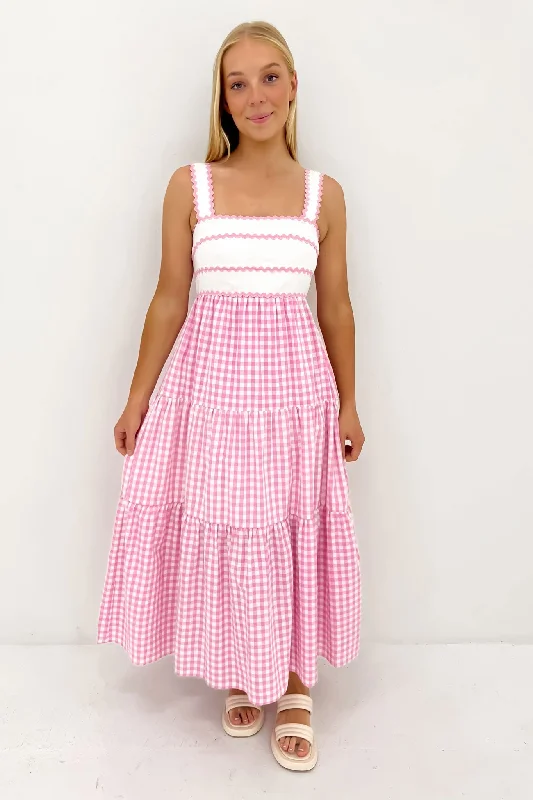 Carter Midi Dress Pink