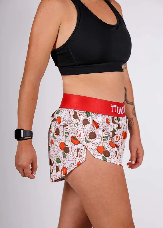 Women's Pasta Night 1.5"" Split Shorts